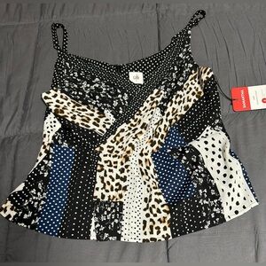 NWT CAbi Samantha Crossover Cami size 6